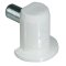 Hafele Shelf Support, for 13/64" (5 mm) Diameter Hole, for Shelf with 45/64" (18mm) Thickness, White