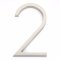 Emtek #2832 Modern House Numbers, No. "2" Digit, 7" Height Satin Nickel (US15) Finished