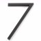 Emtek #2837 Modern House Numbers, No. "7" Digit, 7" Height Flat Black (US19) Finished