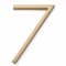 Emtek Modern House Numbers 7 digit Satin Brass (US4) Finished