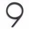  Emtek #2839 Modern House Numbers, No. "9" Digit, 7" Height Flat Black (US19) Finished