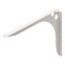 Hafele SpeedBrace Work Surface Bracket, Rigid, Centers, 457 mm x 38 mm x 381 mm (LxWxH), White
