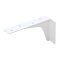 Hafele Work Surface Brackets, Rigid, 12" x 18" (304.8mm x 457.2mm), , White