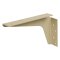 Hafele Work Surface Brackets, Rigid, 15" x 21" (381mm x 533.4mm), Steel, Almond
