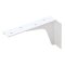 Hafele Work Surface Brackets, Rigid, 15" x 21" (381mm x 533.4mm), Steel, White