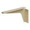 Hafele Work Surface Brackets, Rigid, 18" x 24" (457mm x 610mm), Steel, Almond
