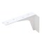 Hafele Work Surface Brackets, Rigid, 24" x 24" (610mm x 610mm), Steel, White