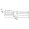 Hafele Z-Clips, 144" Width, 3/8" Lift-off, Aluminum, Specs