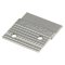 Hafele Z-Clips, 1-1/2" Width, 5/8" Lift-off, with Holes, Aluminum, Mill Finish