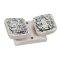Topaz EL2/LED/WH/RH LED Emergency Light Double Head, Remote Head
