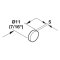 Hafele Door Bumper, BS-02, 11mm x 5mm, Transparent , Specs