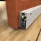 Barzen #AS30 Heavy Duty Automatic Door Bottom installed on Wooden Door, Open Position