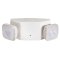 Topaz TPEL2/LED/WH LED Exit Sign with 2-Lamp Heads and Battery Backup