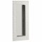 Emtek #222304 Modern Rectangular Knurled with Plain Pocket Flush Pull, Polished Nickel - Lifetime (US14)