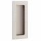Emtek #222304 Modern Rectangular Knurled with Plain Pocket Flush Pull, Satin Nickel (US15)