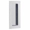 Emtek #222304 Modern Rectangular Knurled with Plain Pocket Flush Pull,Polished Chrome (US26)