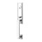 Wilshire Entry Set in Polished Chrome finish