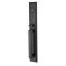 Melrose Entry Set in Flat Black Finish