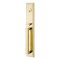 Melrose Entry Set in Polished Brass- Lifetime finish