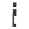 Hamden Entry Set in Flat Black finish