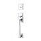 Jefferson Door Lock in Polished Chrome finish