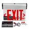 Topaz ESEL/DFS/RMR/B-NY LED Indoor Luminaries Exit & Emergency Lighting, Mirrored Edge, Double Face, NYC Approved