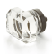 Glass and Bronze Cabinet Knobs