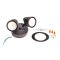 Topaz FSL/24W/40 LED Security Lights, 24W, 4000K CCT, Bronze finish