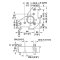Häfele AXILO™ 78, Corner Mounting Plate, Press Fit, Specs