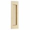 Emtek #222307 Modern Rectangular Knurled with Plain Pocket Flush Pull, Satin Nickel (US15)