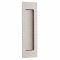Emtek #222307 Modern Rectangular Knurled with Plain Pocket Flush Pull, Satin Nickel (US15)