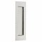 Emtek #222307 Modern Rectangular Knurled with Plain Pocket Flush Pull, Polished Nickel - Lifetime (US14)