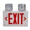 Topaz TPESC/LED LED Exit Sign with 2-Lamp Heads and Battery Backup