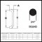 Ives VS8102HD Straight Door Pull Product Specs