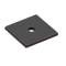 Detailed Image of Emtek 86434 Art Deco Backplate for Knob