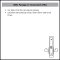Accentra 8801FL Passage or Closet Mortised Lever Lockset 