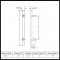 Ives 8975 Rhodes Style Door Pull Product Specs