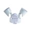 Topaz SL/24W/40K/MS LED Security Lights, 24W, 4000K CCT, White finish