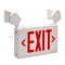 Topaz TPESC/LED LED Exit Sign with 2-Lamp Heads and Battery Backup