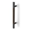 Rockwood RM7500 Knurled Series, Straight Pulls - Flat End, 1" Diameter