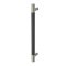 Rockwood RM1410 NoirMet- Small Pulls, Straight, Black Aluminum Grip, Flat End
