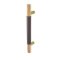 Rockwood RM4118 ArborTek - Wood Pulls with Leather Grip, Straight Pulls - Flat Ends