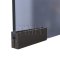 Assa Abloy PFD-10 Bottom Glass Door Patch, Extra Dark Anodized Equivalent (US314E) Finish, Application