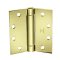 McKinney Standard Spring Hinge Ball Bearing, Full Mortised Polished Brass (US3) Finished