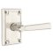 Emtek Arts & Crafts Door Lever, Arts & Crafts, Arts & Crafts Rosette, Satin Nickel (US15) Finish