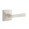 Emtek 5106 Arts & Crafts Hammered Lever with Arts & Crafts Hammered Rosette Satin Nickel