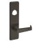 Accentra AU-426F Escutcheon x Lever Trim, Classroom / Storeroom, Less Cylinder, Dark Bronze Painted Finish