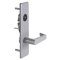 Accentra AU-426F Escutcheon x Lever Trim, Classroom / Storeroom, Less Cylinder, Aluminum Painted Finish