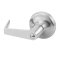 Accentra AU-441F-2802 Rose Lever Trim, Nightlatch, Key-in-Lever, Augusta Lever, Satin Chromium Plated Finish