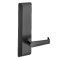 Accentra AU-628F Escutcheon x Lever Trim, Passage / Dummy, Augusta Lever, Black Suede Powder Coat Finish